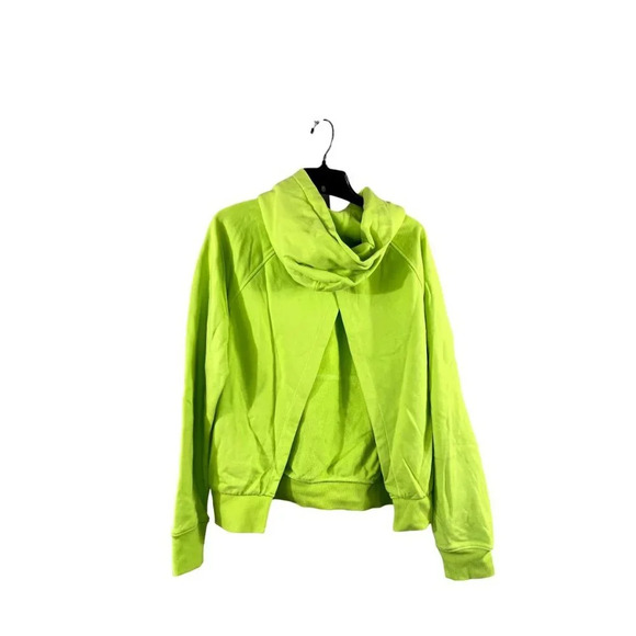 Athleta‎ Lime Green Cropped Hoodie - Picture 3 of 5